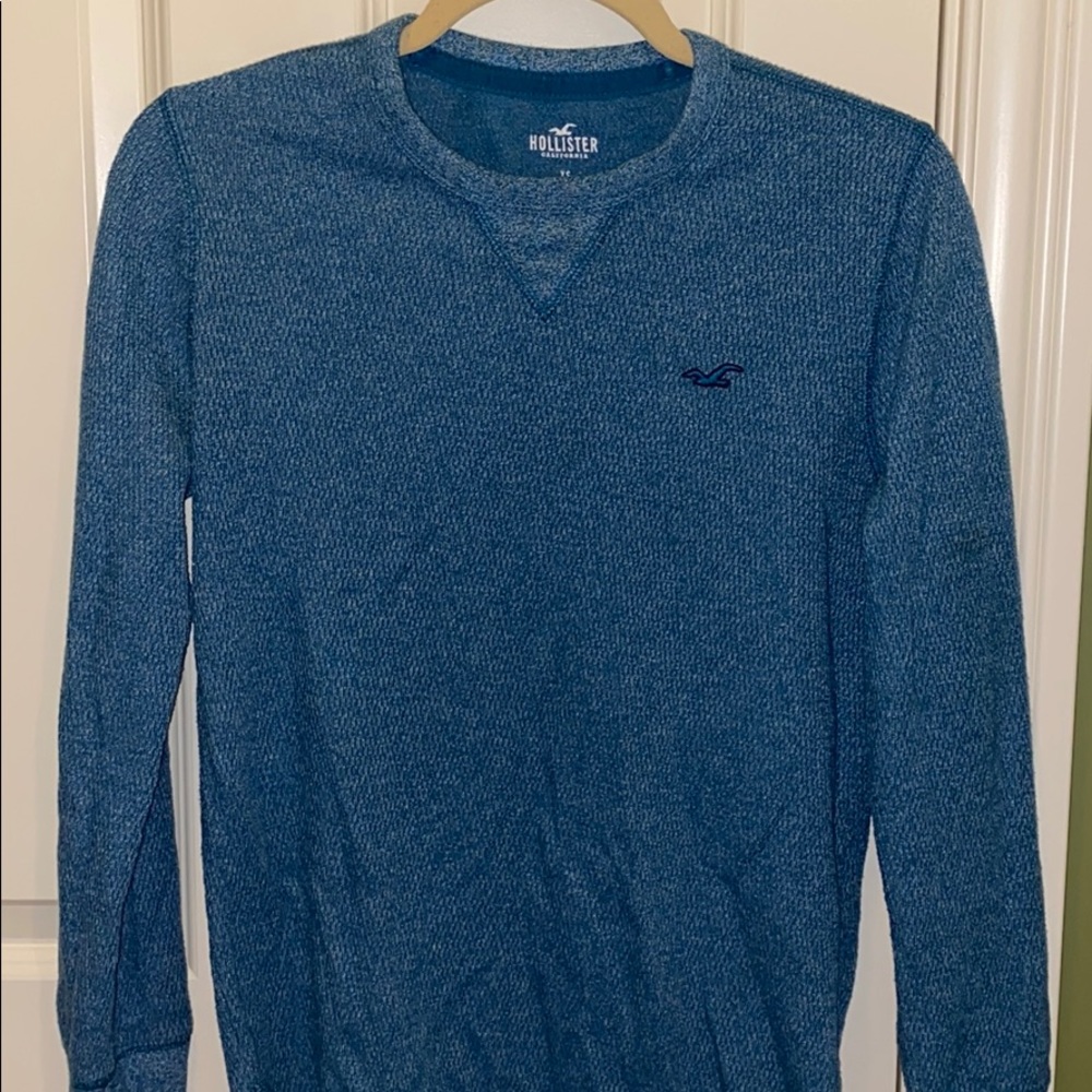 Men’s Soft Cotton Blue Long Sleeve